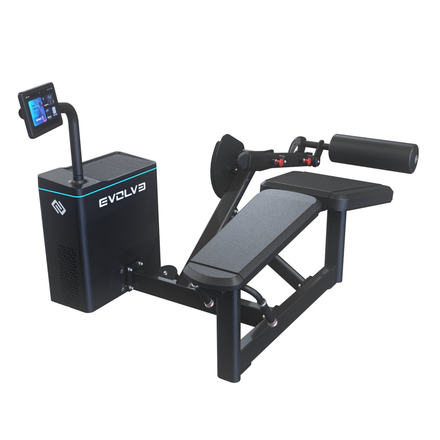 Digital Leg Curl machine (liggend) - Evolve Fitness Digital Strength DS-418 Selectorized
