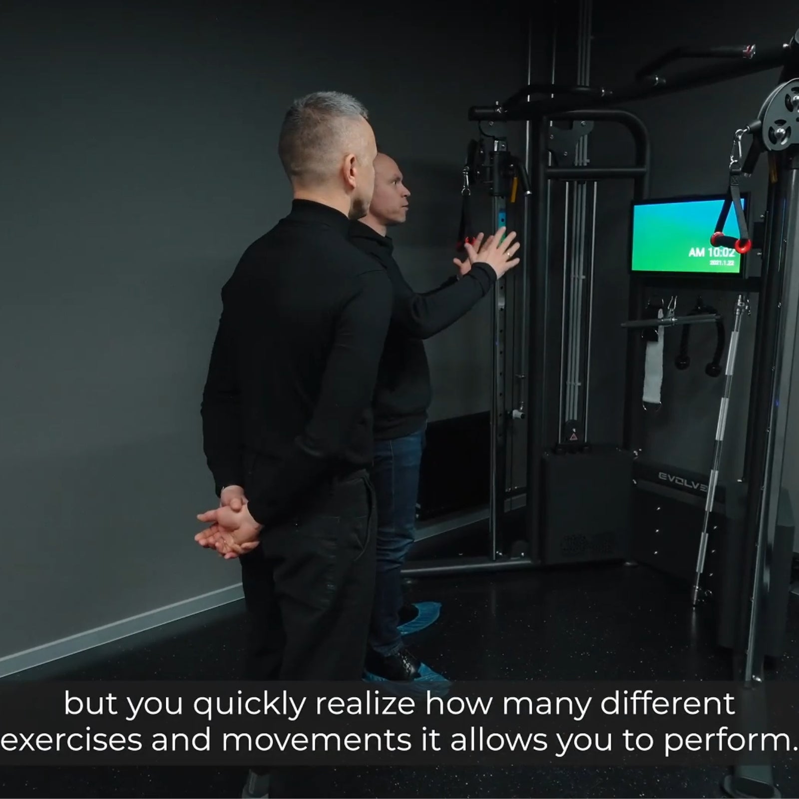 Digital Dual Adjustable Pulley / functional trainer machine - Evolve Fitness Digital Strength DS-450 Selectorized