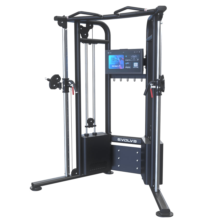 Digital Dual Adjustable Pulley / functional trainer machine - Evolve Fitness Digital Strength DS-450 Selectorized
