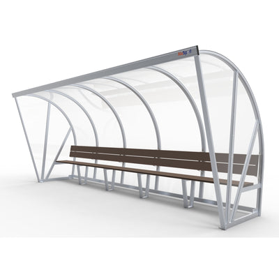 Dugout voor 10 personen - Alusport DO500 - 5 x 2 m