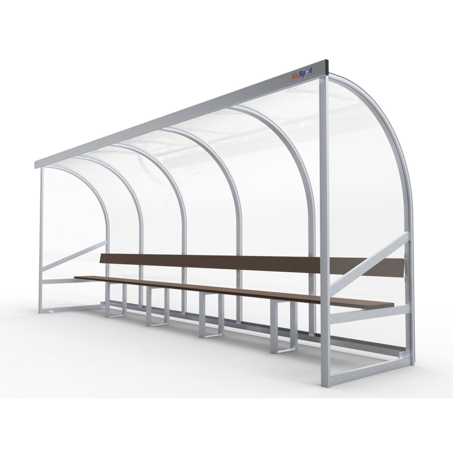 Dugout voor 10 personen - Alusport DO500 - 5 x 2 m
