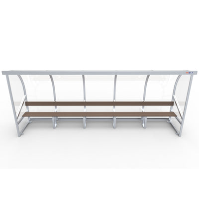 Dugout voor 10 personen - Alusport DO500 - 5 x 2 m