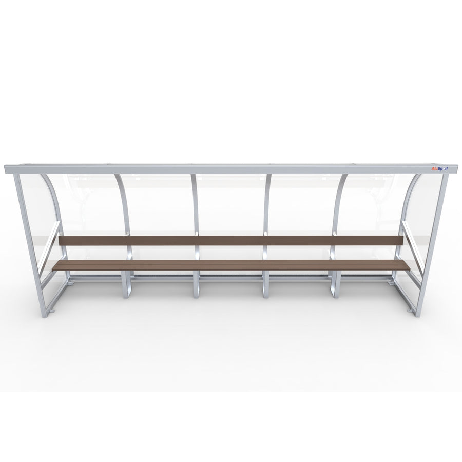 Dugout voor 10 personen - Alusport DO500 - 5 x 2 m