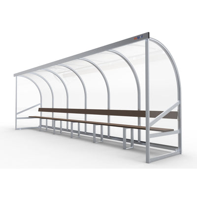Dugout voor 12 personen - Alusport DO600 - 6 x 2 m