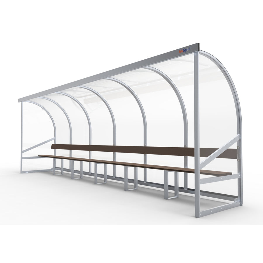 Dugout voor 12 personen - Alusport DO600 - 6 x 2 m