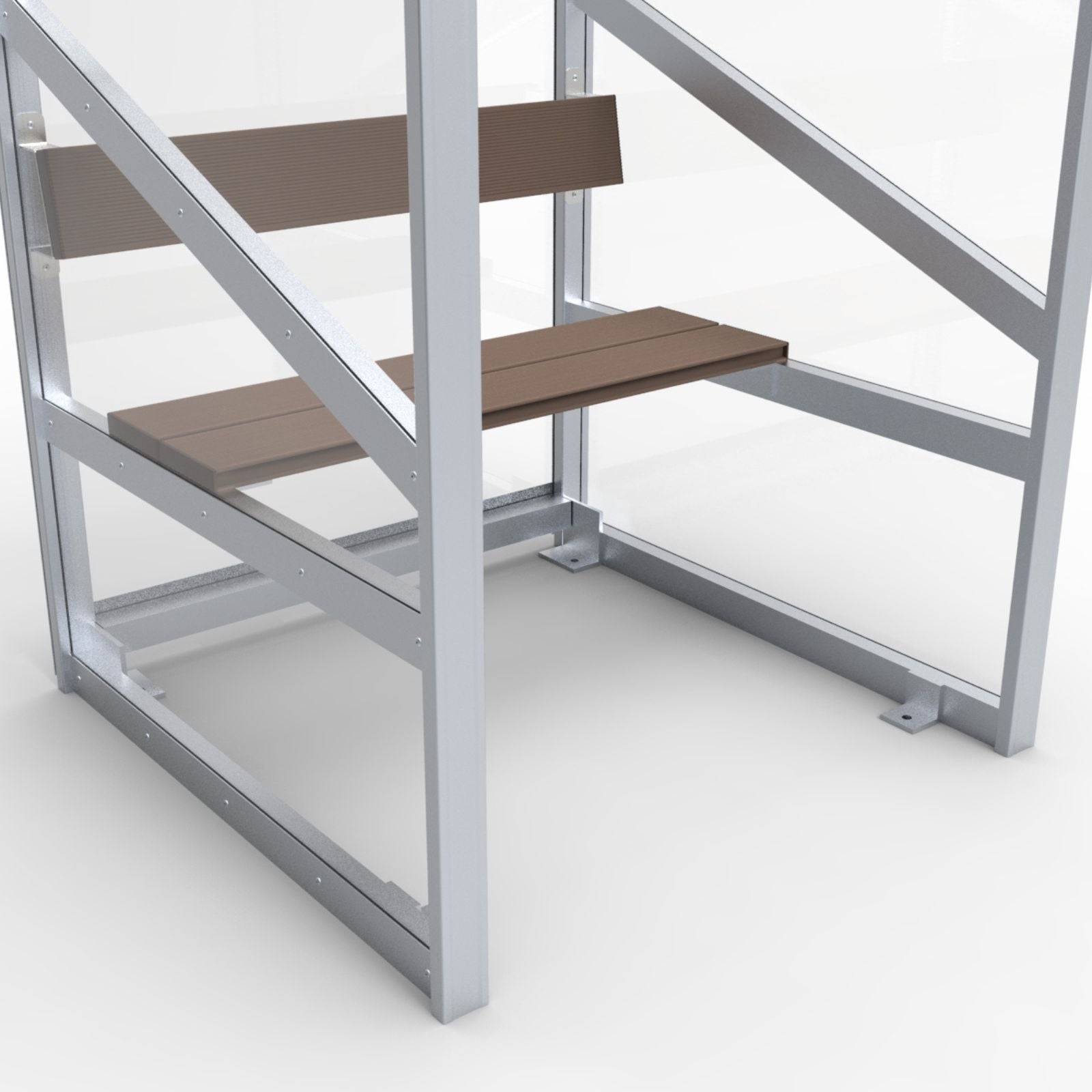 Dugout voor 2 personen - Alusport DO100 - 1 x 2 m