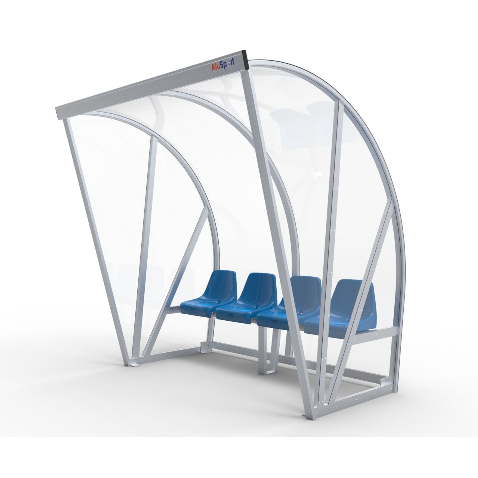 Dugout voor 4 personen - Alusport DO200 - 2 x 2 m