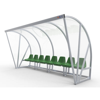 Dugout voor 8 personen - Alusport DO400 - 4 x 2 m