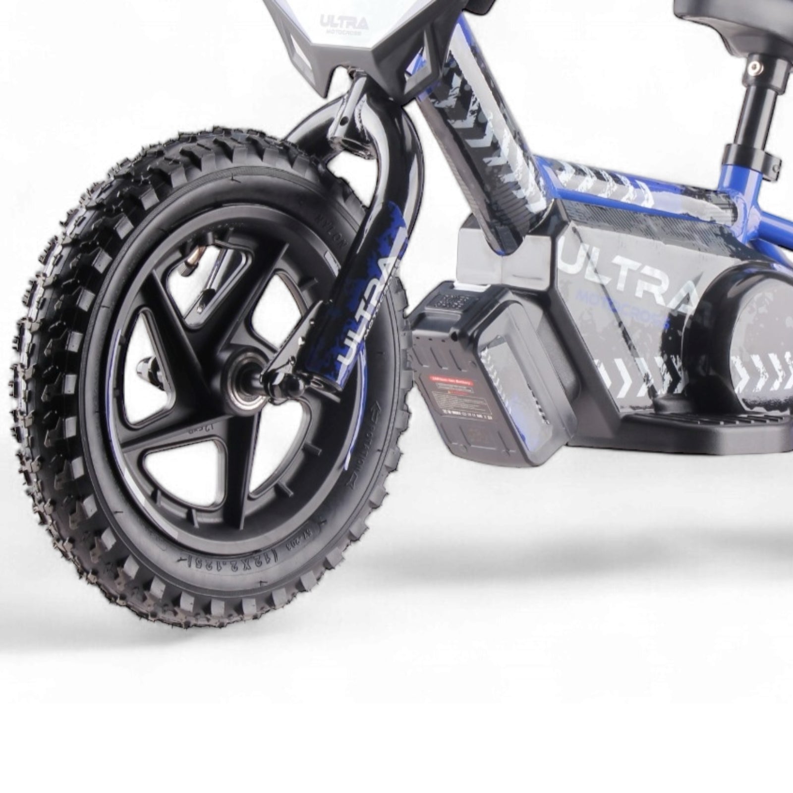 Elektrische Balance Bike Blauw - Rollzone EBB12 - 12 inch wielen / 24 volt