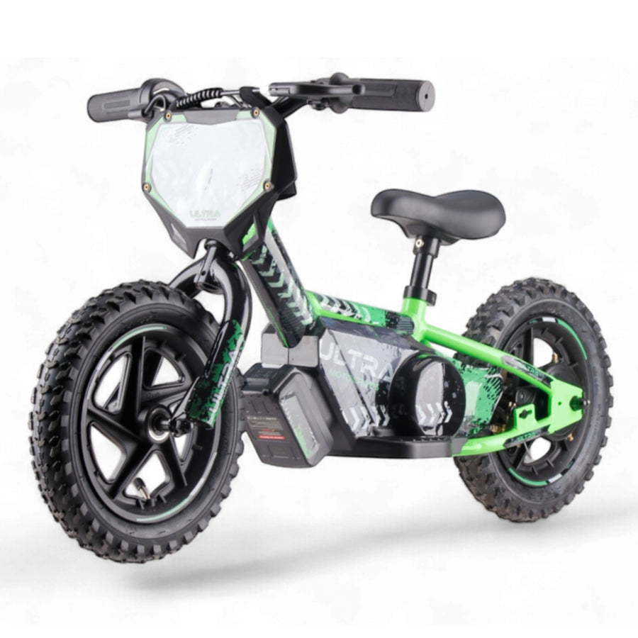 Elektrische Balance Bike Groen - Rollzone EBB12 - 12 inch wielen / 24 volt