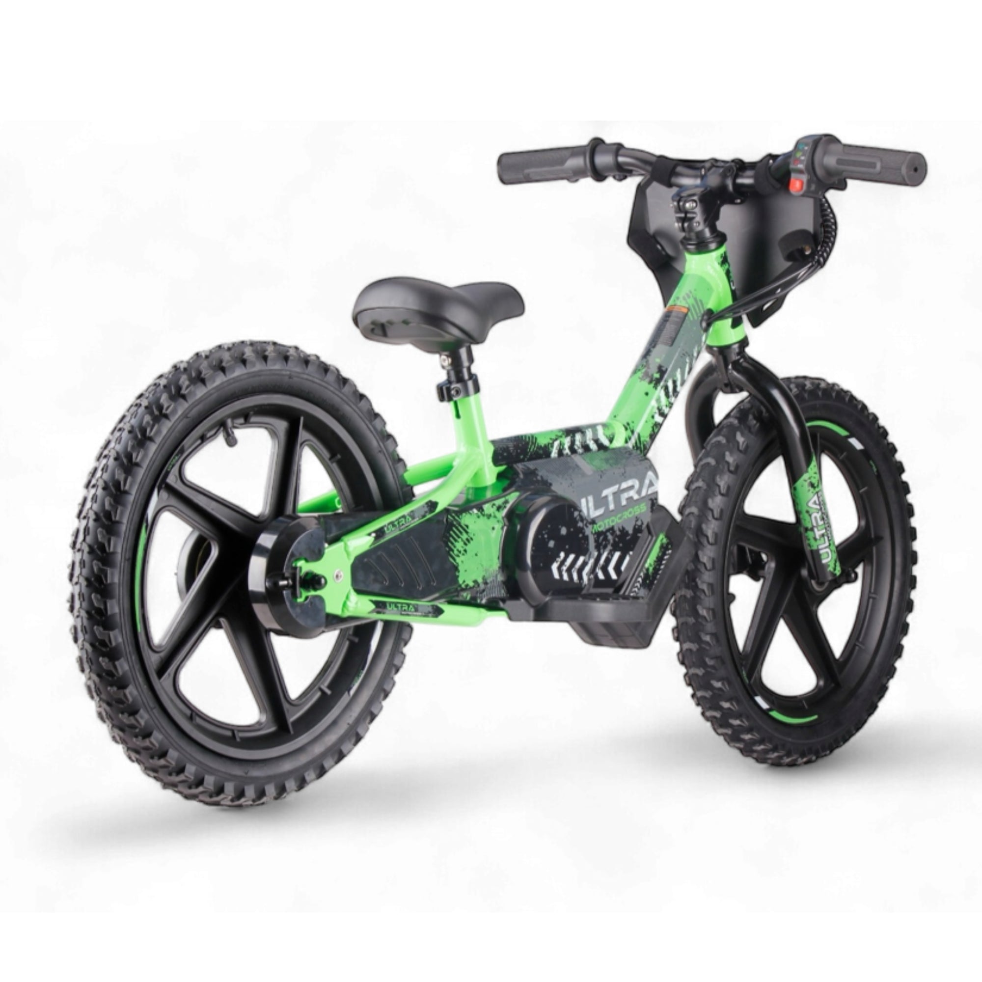 Elektrische Balance Bike Groen - Rollzone EBB16 - 16 inch wielen / 24 volt