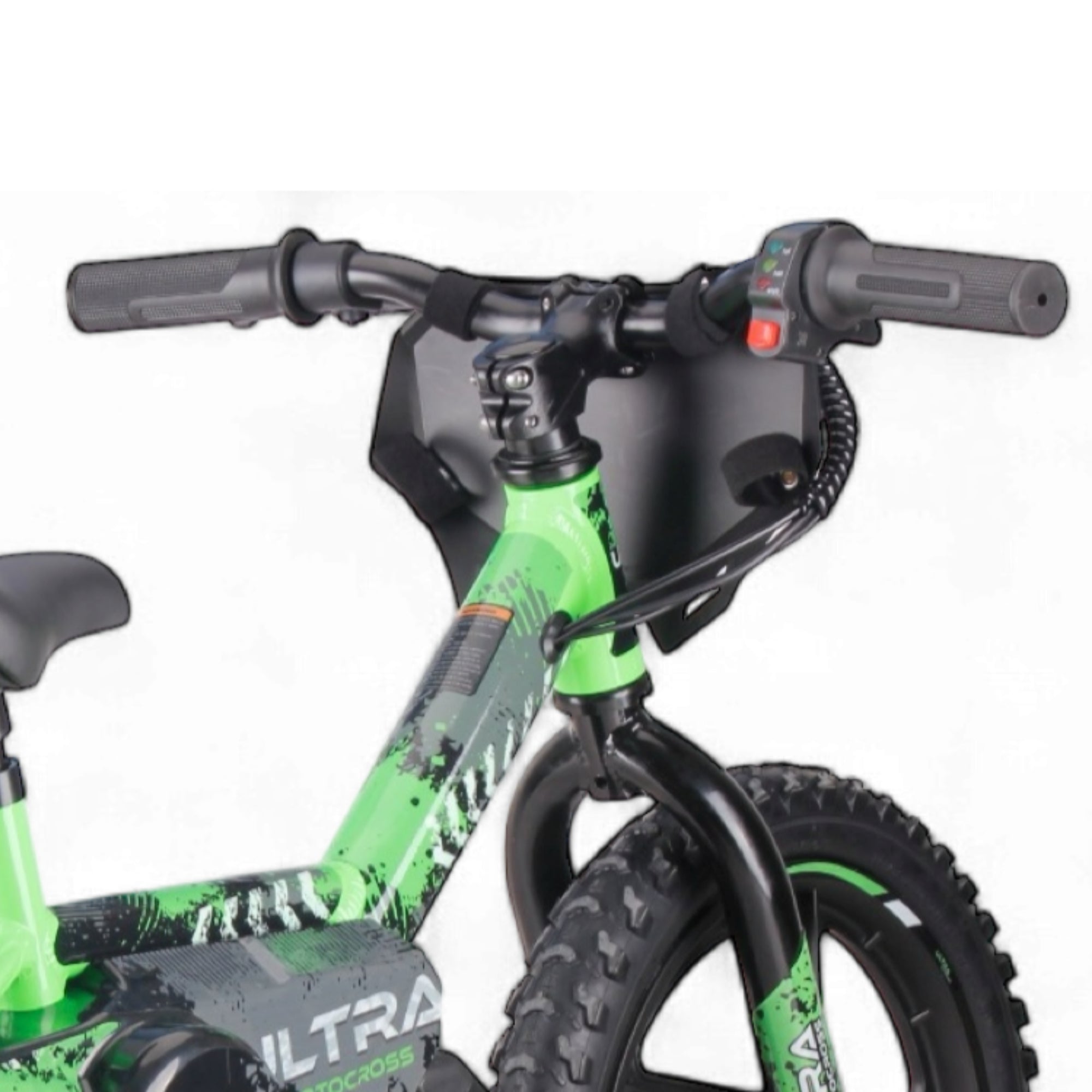 Elektrische Balance Bike Groen - Rollzone EBB16 - 16 inch wielen / 24 volt