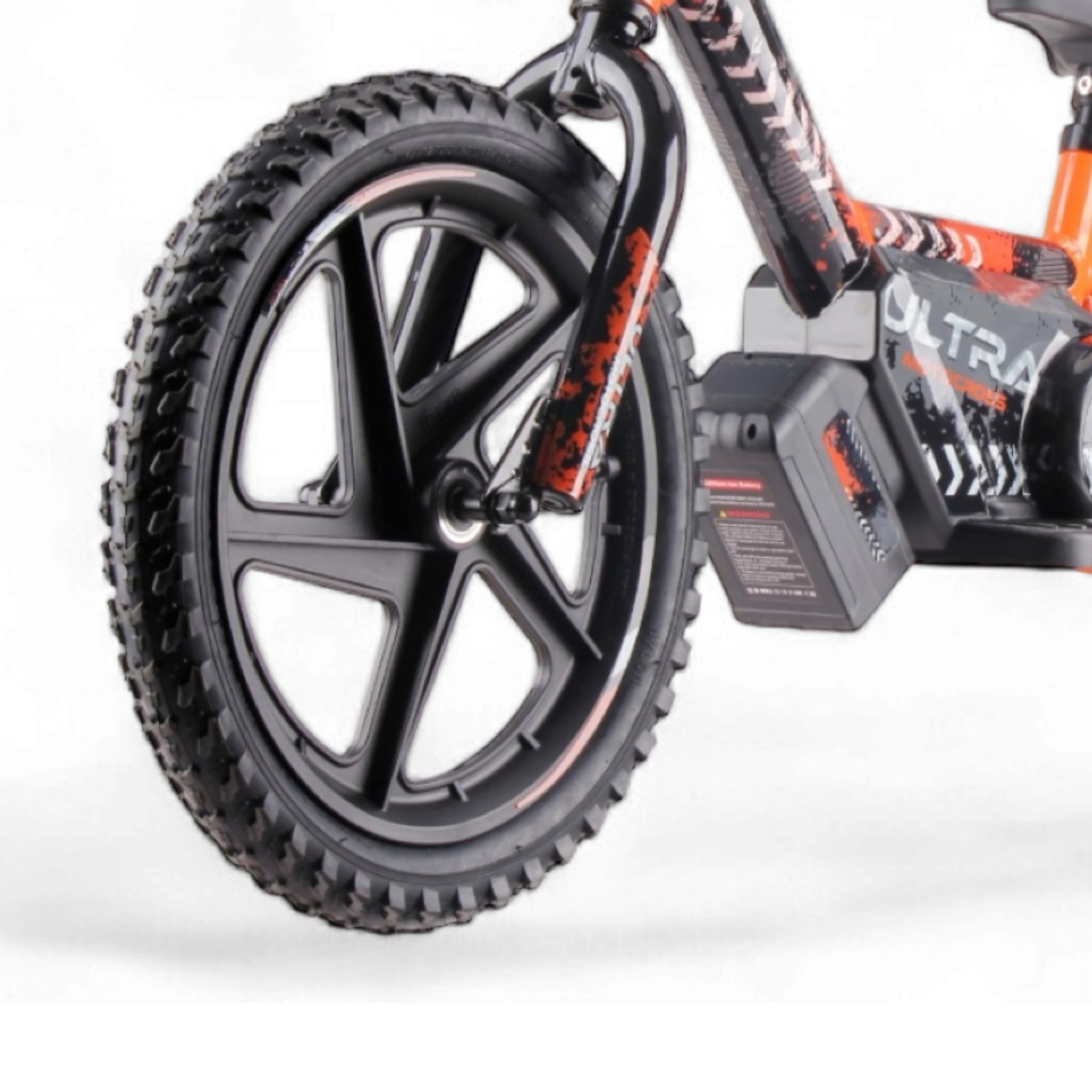 Elektrische Balance Bike Oranje - Rollzone EBB16 - 16 inch wielen / 24 volt