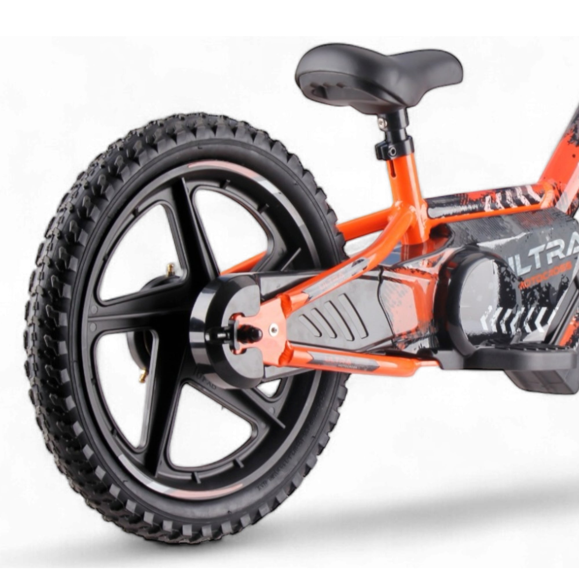 Elektrische Balance Bike Oranje - Rollzone EBB16 - 16 inch wielen / 24 volt