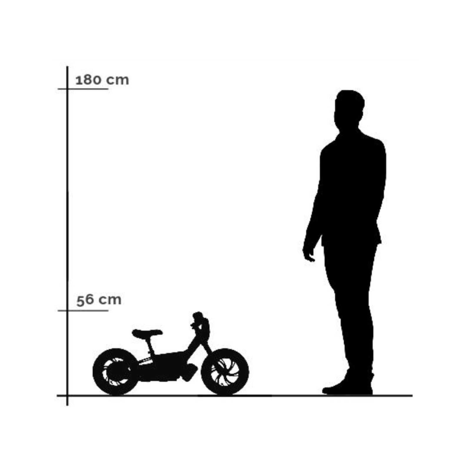 Elektrische Balance Bike Rood - Rollzone EBB12 - 12 inch wielen / 24 volt