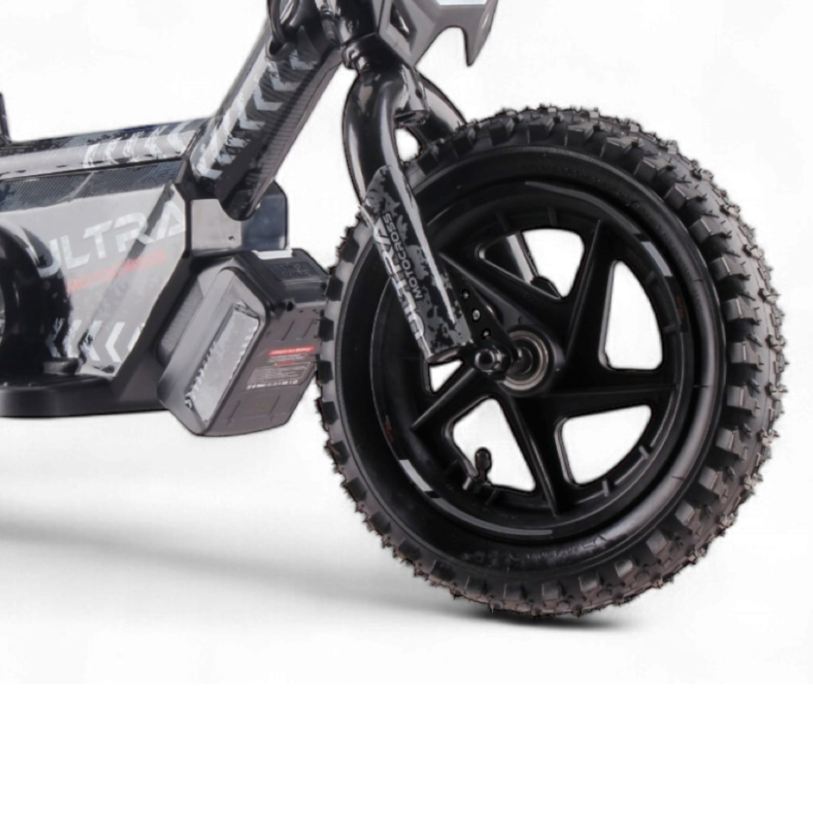 Elektrische Balance Bike Zwart - Rollzone EBB12 - 12 inch wielen / 24 volt