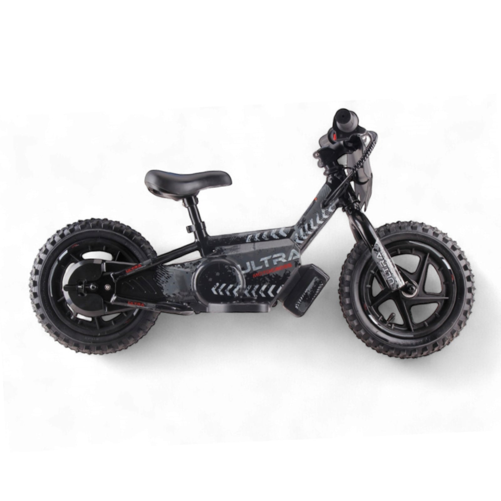 Elektrische Balance Bike Zwart - Rollzone EBB12 - 12 inch wielen / 24 volt