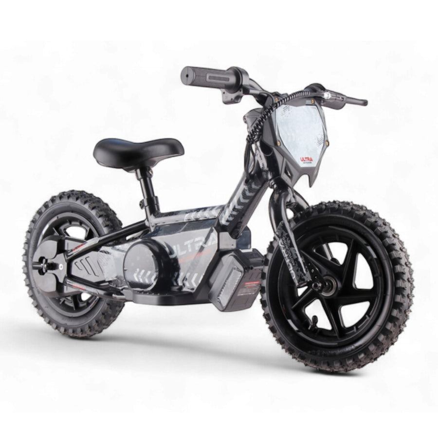 Elektrische Balance Bike Zwart - Rollzone EBB12 - 12 inch wielen / 24 volt