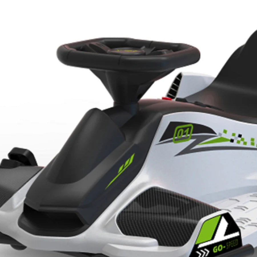 Elektrische Drift Kart - Rollzone SX2219-white - 24 Volt