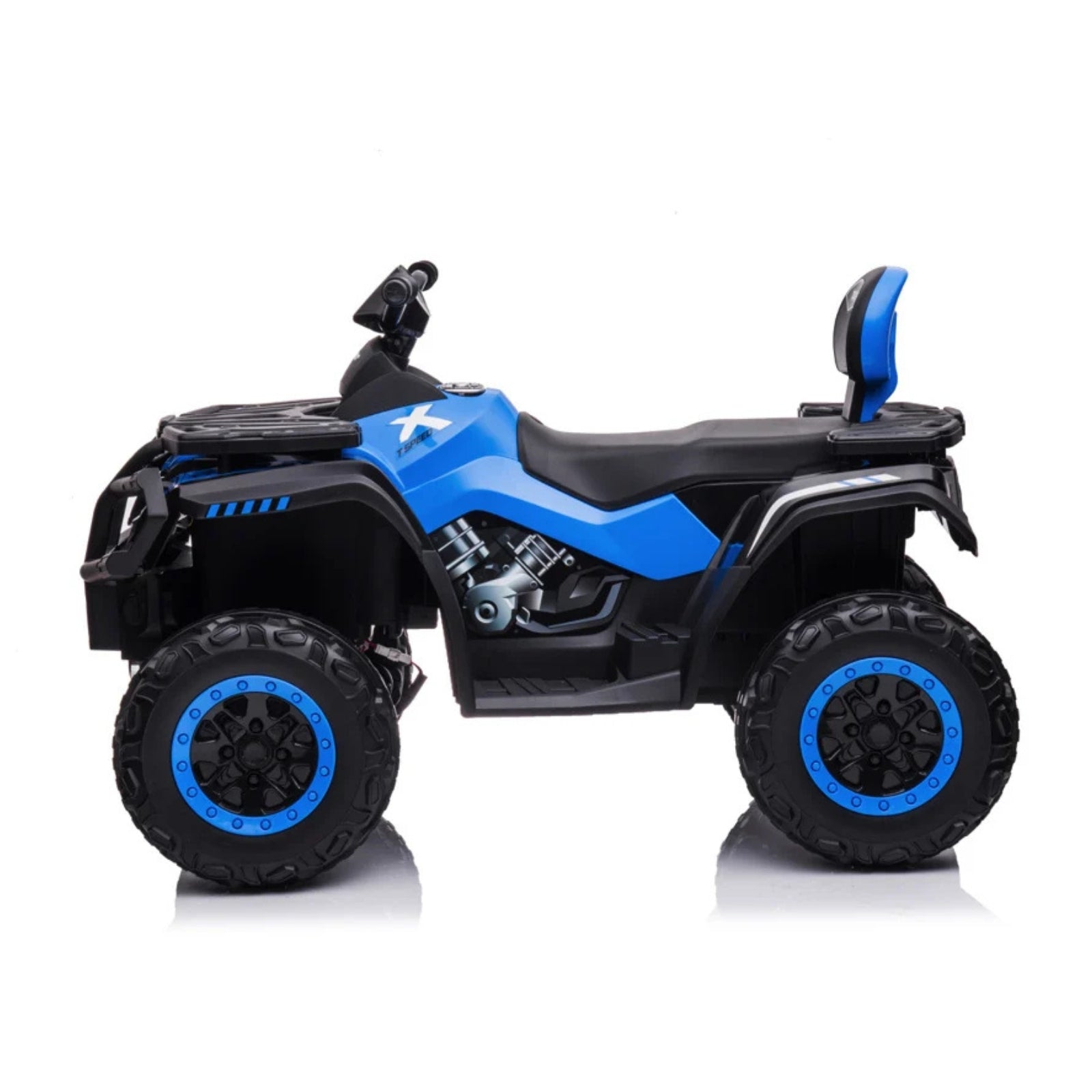 Elektrische quad voor kinderen - Rollzone S615-blue - 24 Volt - Zwart/blauw
