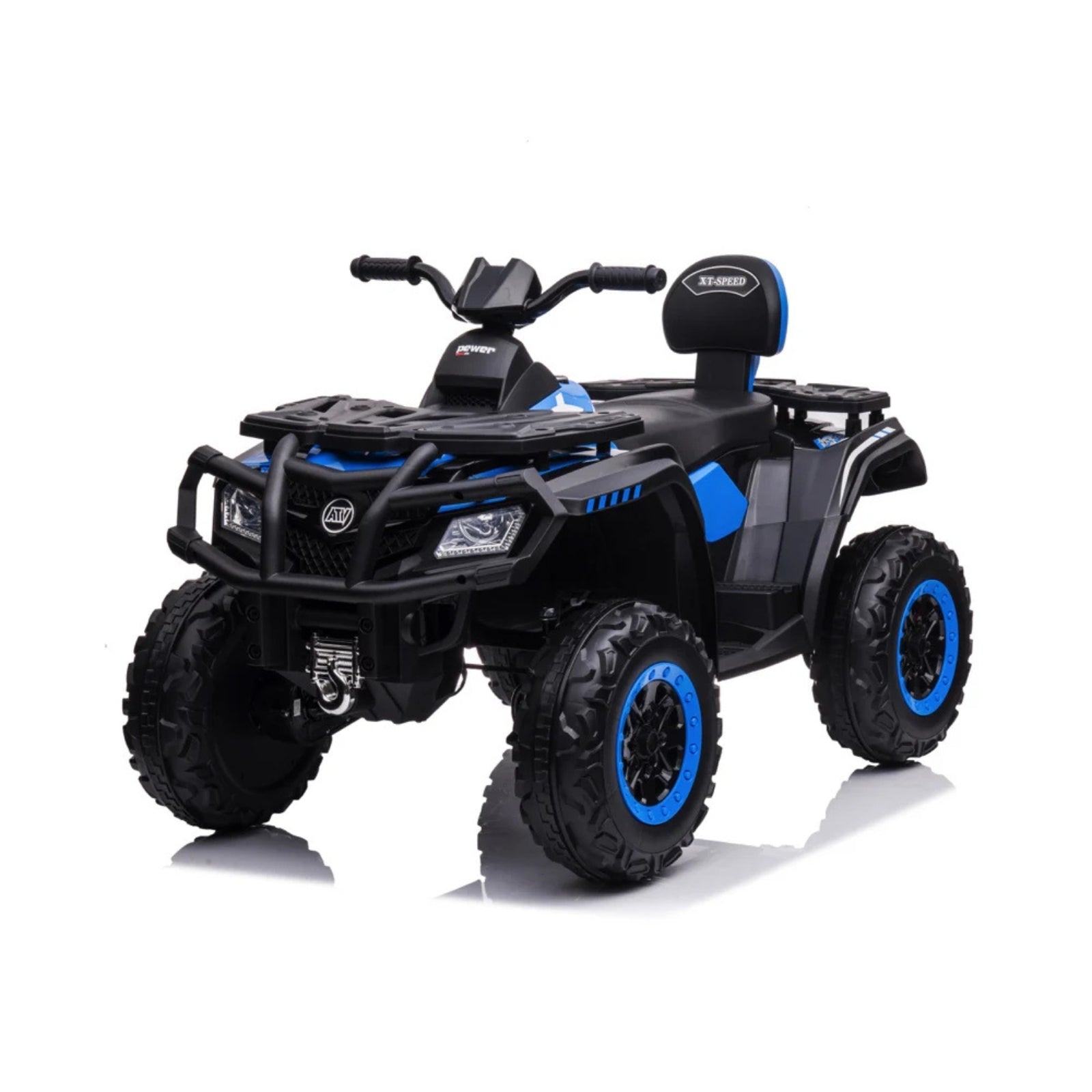 Elektrische quad voor kinderen - Rollzone S615-blue - 24 Volt - Zwart/blauw