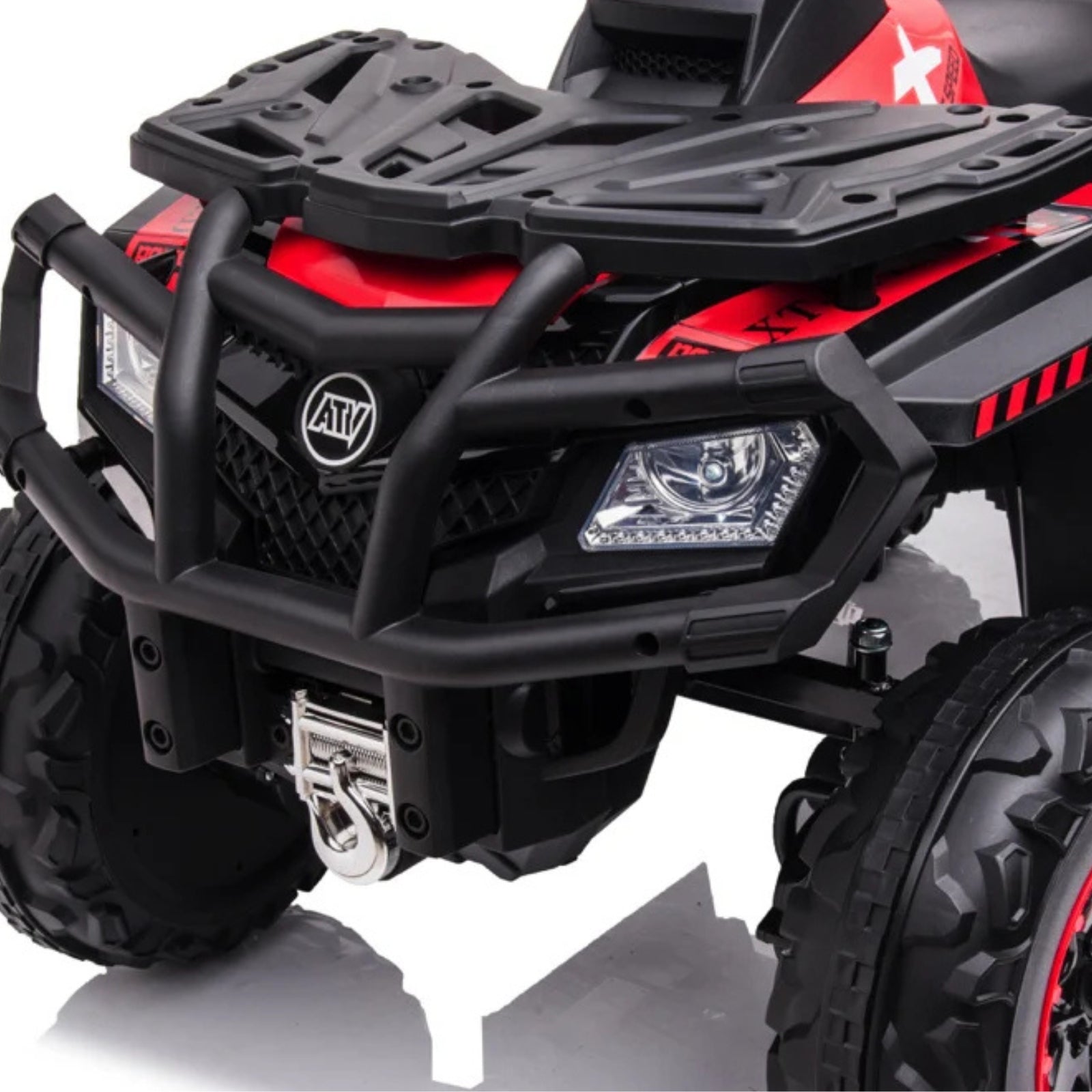 Elektrische quad voor kinderen - Rollzone S615-red - 24 Volt - Zwart/rood