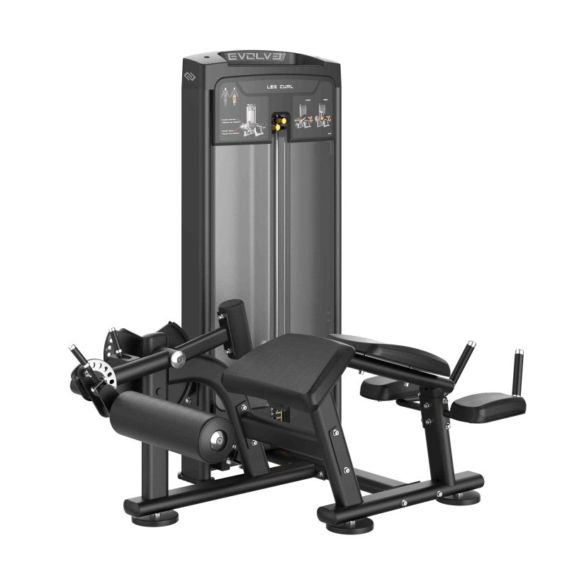 Appareil de musculation des jambes en position couchée - Evolve Fitness Ultra Series SC-UL-150 à charge guidée