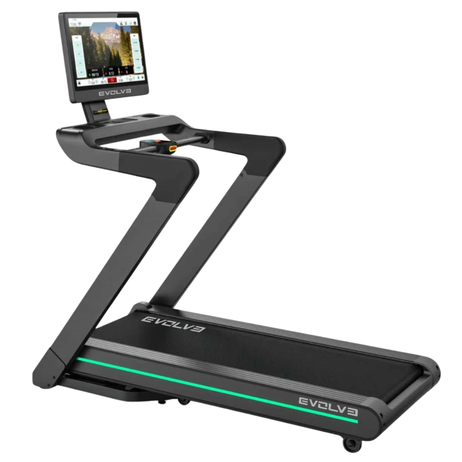 Evolve Fitness HT-300-TFT loopband met 23.8-inch touchscreen entertainment console - volledig opklapbaar