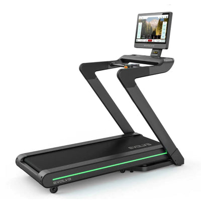 Evolve Fitness HT-300-TFT loopband met 23.8-inch touchscreen entertainment console - volledig opklapbaar