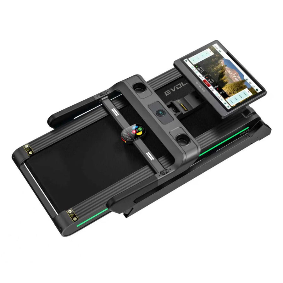 Evolve Fitness HT-300-TFT loopband met 23.8-inch touchscreen entertainment console - volledig opklapbaar