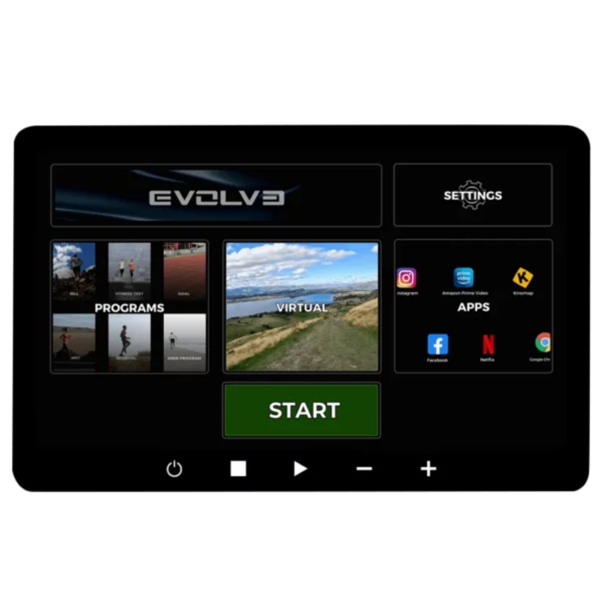 Evolve Fitness RB-PR-156-TFT ligfiets – comfort met entertainment