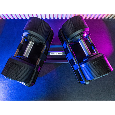 Verstelbare dumbbell 4 tot 41.5 KG (per stuk) - Evolve Fitness Ultra Series AD-415