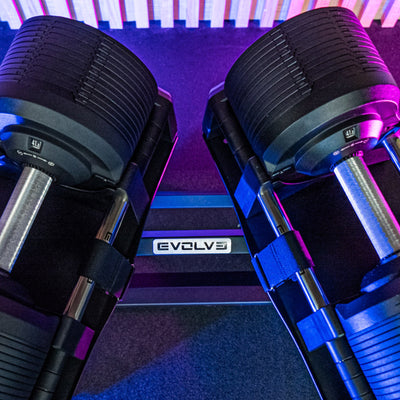 Verstelbare dumbbell 4 tot 41.5 KG (per stuk) - Evolve Fitness Ultra Series AD-415