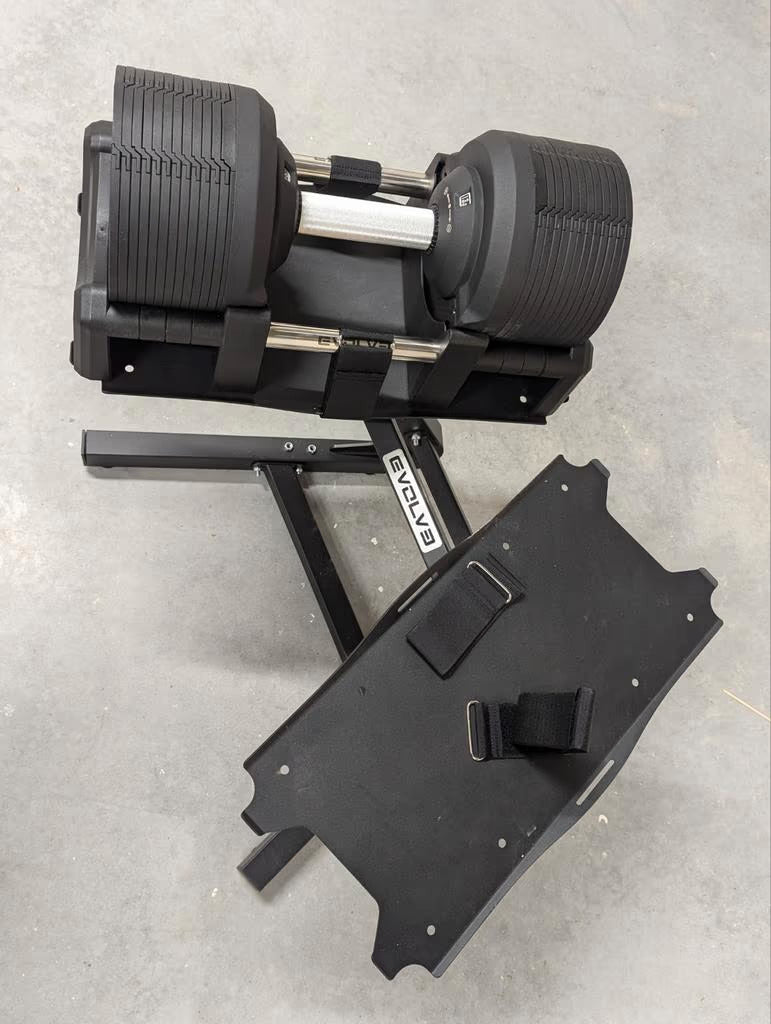 Verstelbare dumbbell 4 tot 23.5 KG (per stuk) - Evolve Fitness Ultra Series AD-235