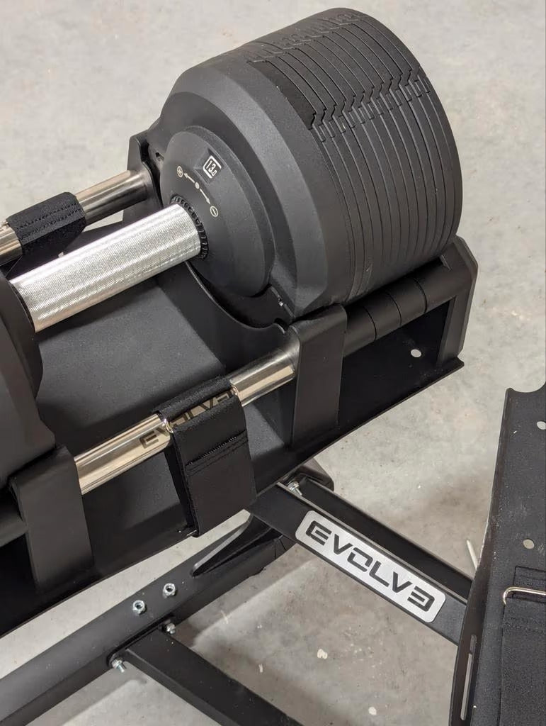 Verstelbare dumbbell 4 tot 23.5 KG (per stuk) - Evolve Fitness Ultra Series AD-235