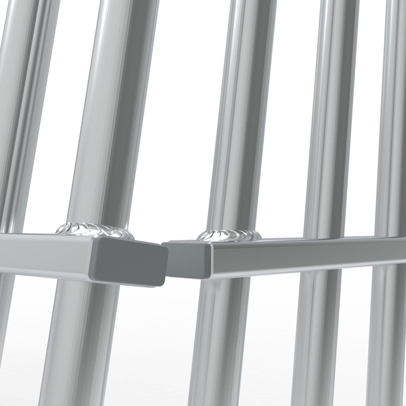 Extra groot anti-vandalisme aluminium voetbaldoel - Alusport AA300 - 5 x 2 m