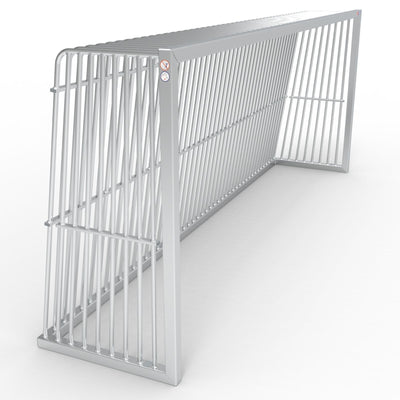 Extra groot anti-vandalisme aluminium voetbaldoel - Alusport AA300 - 5 x 2 m