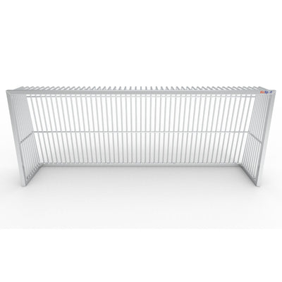 Extra groot anti-vandalisme aluminium voetbaldoel - Alusport AA300 - 5 x 2 m