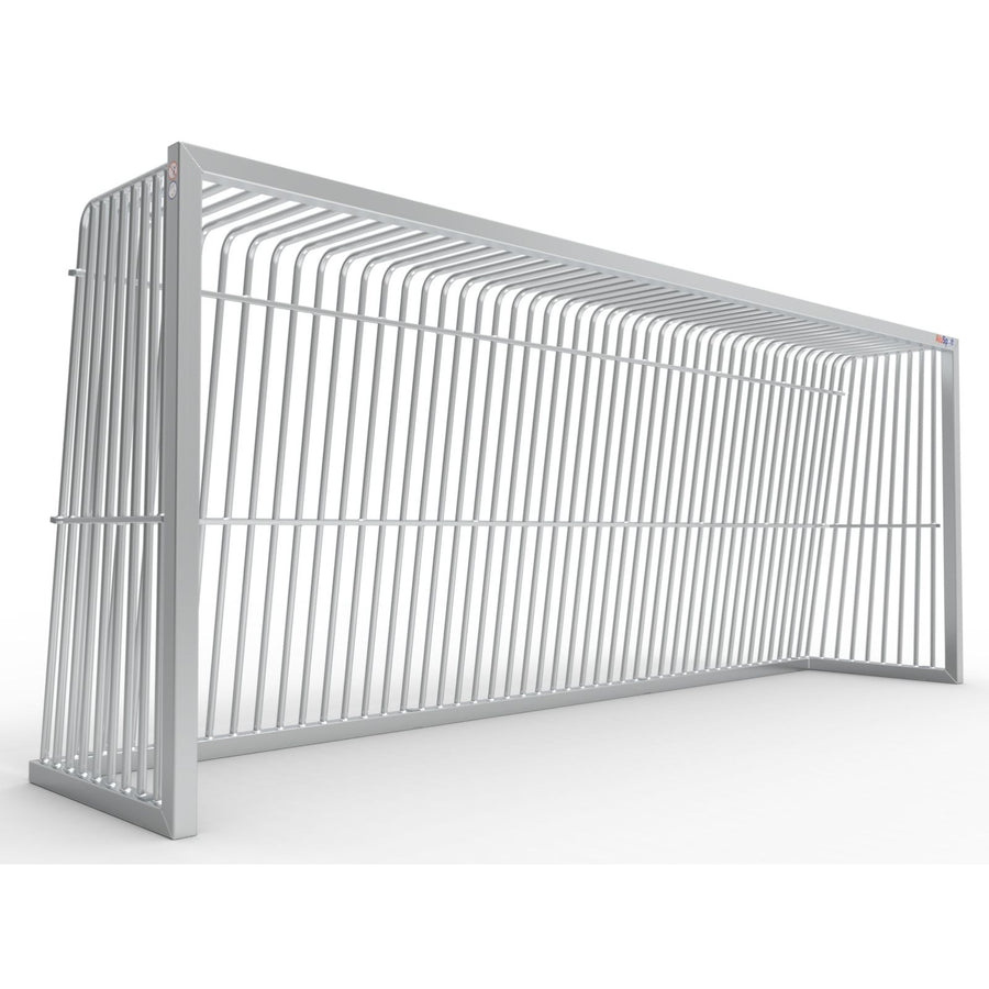 Extra groot anti-vandalisme aluminium voetbaldoel - Alusport AA300 - 5 x 2 m