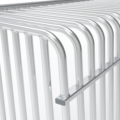 Extra groot anti-vandalisme aluminium voetbaldoel - Alusport AA300 - 5 x 2 m