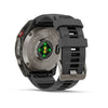 Garmin Fenix 8 Pro Sapphire - 51 mm / AMOLED - Titanium met graphite/zwarte siliconen band - Premium multisport horloge