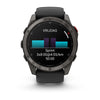 Garmin Fenix 8 Pro Sapphire - 51 mm / AMOLED - Carbon grey DLC-titanium met zwarte/pebble grey siliconen band - Premium multisport horloge
