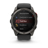 Garmin Fenix 8 Pro Sapphire - 51 mm / AMOLED - Carbon grey DLC-titanium met zwarte/pebble grey siliconen band - Premium multisport horloge
