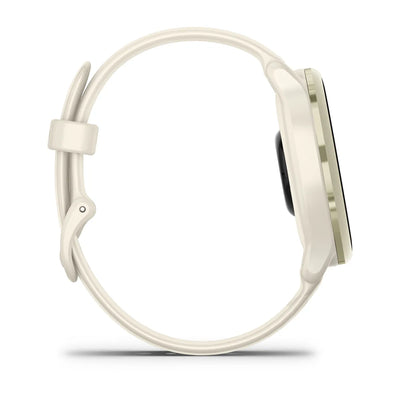 Garmin Vivoactive 6 - Health & fitness smartwatch - Lunar Gold met Bone band