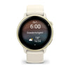 Garmin Vivoactive 6 - Health & fitness smartwatch - Lunar Gold met Bone band