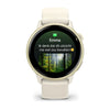 Garmin Vivoactive 6 - Health & fitness smartwatch - Lunar Gold met Bone band