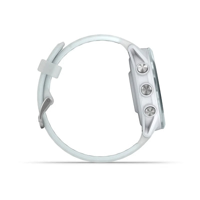Garmin Forerunner 570 - 42mm - Premium hardloophorloge - Cloud blue aluminium met transparante whitestone/cloud blue band