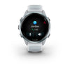 Garmin Forerunner 570 - 42mm - Premium hardloophorloge - Cloud blue aluminium met transparante whitestone/cloud blue band