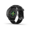 Garmin Forerunner 570 - 42mm - Premium hardloophorloge - Slate grey aluminium met transparante zwarte/zwarte band