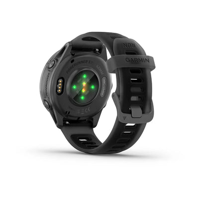 Garmin Forerunner 570 - 42mm - Premium hardloophorloge - Slate grey aluminium met transparante zwarte/zwarte band